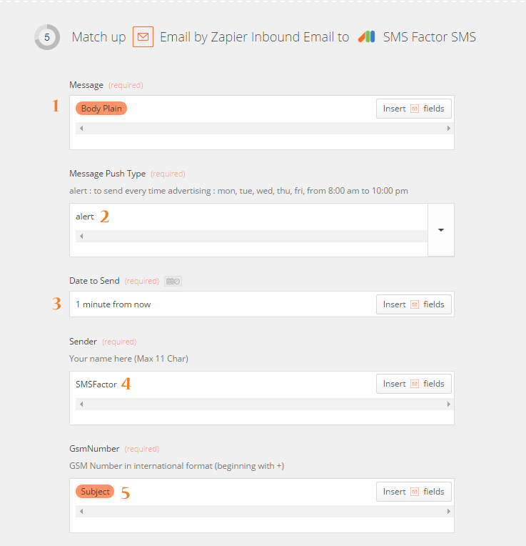 Email to SMS e Zapier - Tutorial SMSFactor